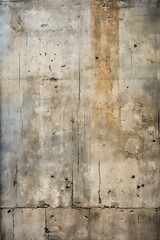 Grey Weathered Concrete Wall With Brick Bottom