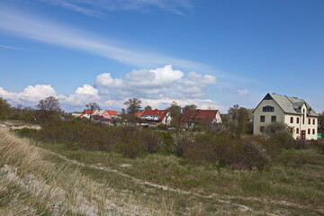 Rural landscape on the Baltic spit