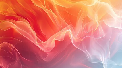 Colorful abstract background with flowing shapes