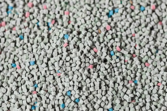 Close-up of a pile of cat litter
