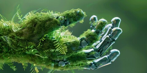 Fototapeta premium The Future of Nature and Technology