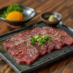 Beef sashimi