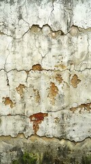 old weathered whitewash brick wall texture background