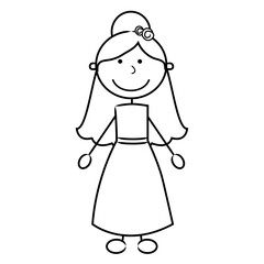 Stick Figure People Wedding