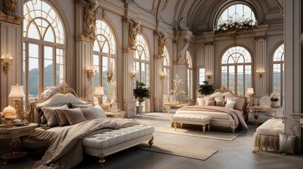 ornate bedroom interior design
