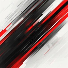 Obraz premium Black red and white abstract background with stripes