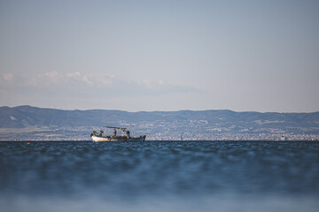 boat on the sea
