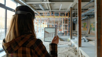 FutureForward Project Coordinator Utilizing Augmented Reality for Construction Visualization Digital Blueprint Integration and Timeline Alignment