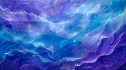 Fototapeta premium A blue and white abstract ocean with waves, modern background or wallpaper
