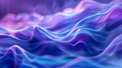 Obraz premium A blue and white abstract ocean with waves, modern background or wallpaper