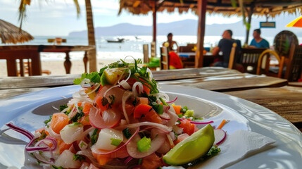 Delightful Ceviche by the Sea, Culinary World Tour, Food and Street Food