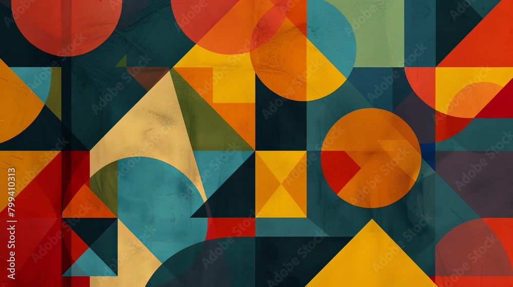 Aufkleber a sophisticated image showcasing geometric shapes, perfect for designs requiring modernity and preci