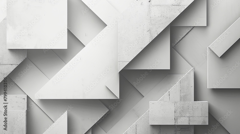Poster a sophisticated image showcasing geometric shapes, perfect for designs requiring modernity and preci