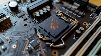Powering the Future Intricate AI Chipsets on Motherboard