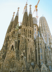 Sagrada Familia in Barcelona, Spain.