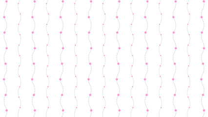 Abstract lines background with pink dots pattern full screen photo design waves texture white...
