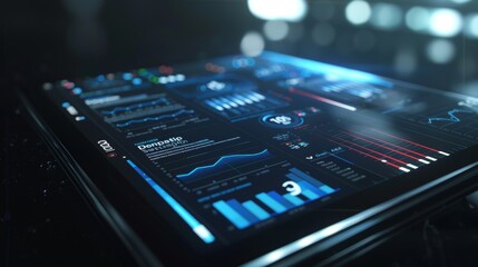 Revolutionizing Sports Analysis CuttingEdge AI Technology Unveils GameChanging Performance Data on Tablet Screen