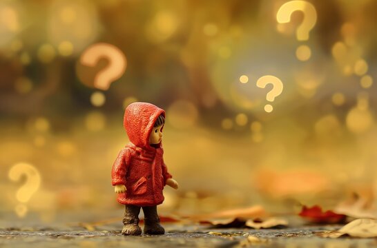 Child figurine and questions