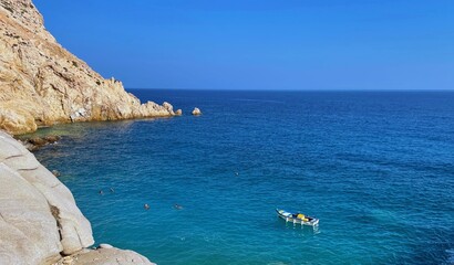 Small boat at the bay © Belen