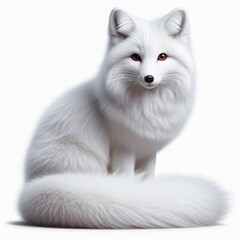 white fox terrier on white