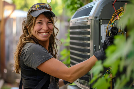The Female HVAC Technician: Keeping You Cool with a Smile