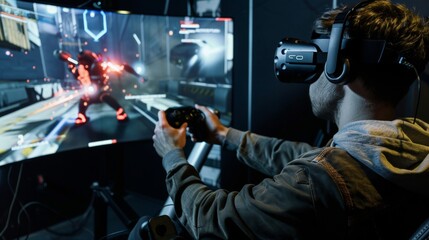 Immersive Virtual Reality Gaming Experience with AIEnhanced Graphics