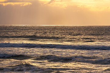 Obraz premium Praia e Mar no litoral Sul