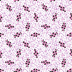 Cartoon Christmas mint candy seamless pattern for wrapping paper and fabrics and kids clothes print and new year