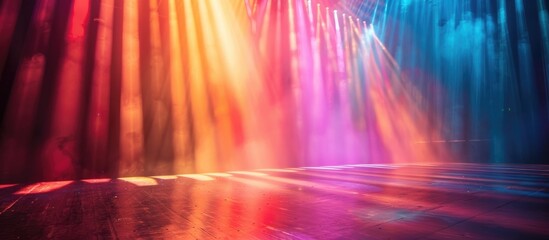 Vibrant Colors Illuminating the Theatrical Stage A Radiant Spectrum of Drama and Passion