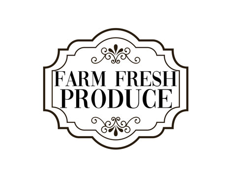 Stylish , fashionable and awesome Farm Fresh  typography art and illustrator, Print ready vector  handwritten phrase Farmers T shirt hand lettered calligraphic design. Vector illustration bundle. 