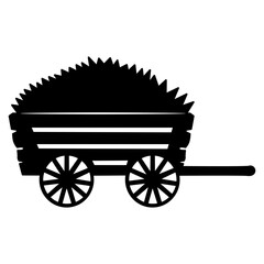 Fototapeta premium Hay Cart