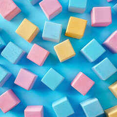 colorful background, background of cubes, colorful 3d shaped background