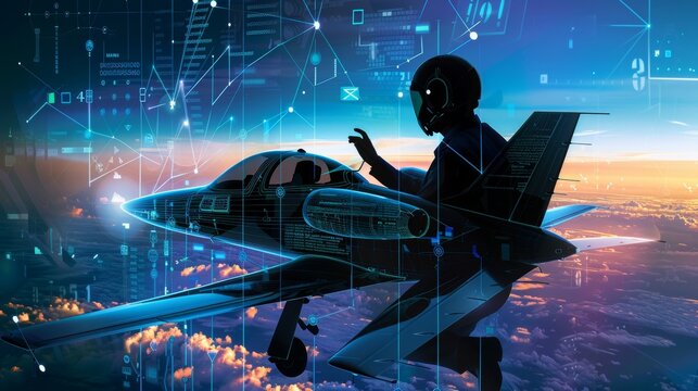 CuttingEdge Aerospace Simulation Engineer Testing Digital Twin in Aerodynamic Environment