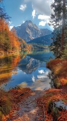 Obraz premium Tree Reflecting in Water