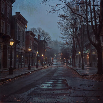 street in the night