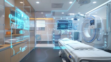 Naklejka premium Revolutionary Digital Solutions Driving Efficiency and Performance Across Industries
