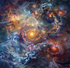 Quantum Dreamscape Galaxy's Reverie