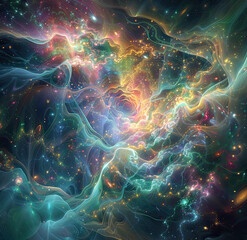 Quantum Dreamscape Galaxy's Reverie