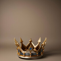 golden royal crown - obrazy, fototapety, plakaty