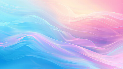 Vibrant and serene abstract colorful wave background in blue. Pink. And purple with smooth flowing patterns. Perfect for digital art. Wallpaper. And graphic design in modern. Trendy - obrazy, fototapety, plakaty