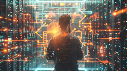 Unleashing the Potential Digital Strategist Harnessing the Power of Glowing Servers for SEO Analysis in Data Center