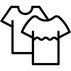 shirt line icon