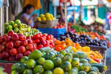 A culinary enthusiast's paradise: Navigating the myriad of fresh and organic options at a local farmers market