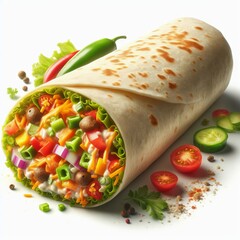 mexican chicken wrap