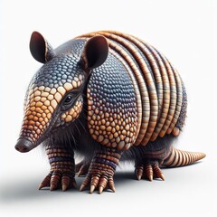 armadillo on a desert animal background for social media	
