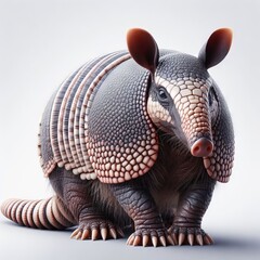 armadillo on a desert animal background for social media	
