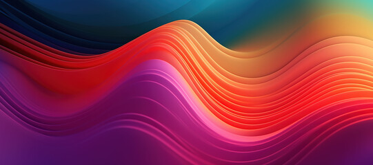 colorful wave pattern, gradation 206