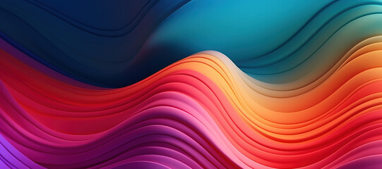 colorful wave pattern, gradation 201