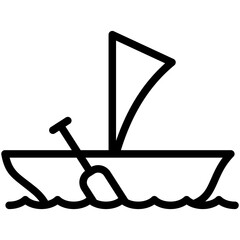 boat line icon