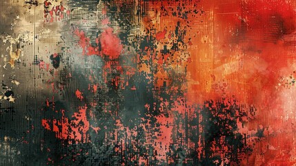 Grunge Texture in Abstract Graphic Design